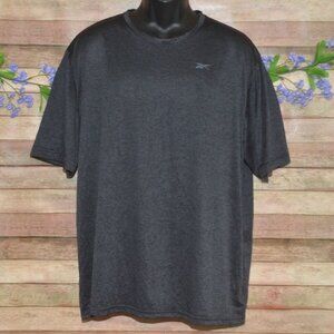 Reebok Speedwick Men's Black Short Sleeve Pullover Crewneck T-Shirt Size 2XL